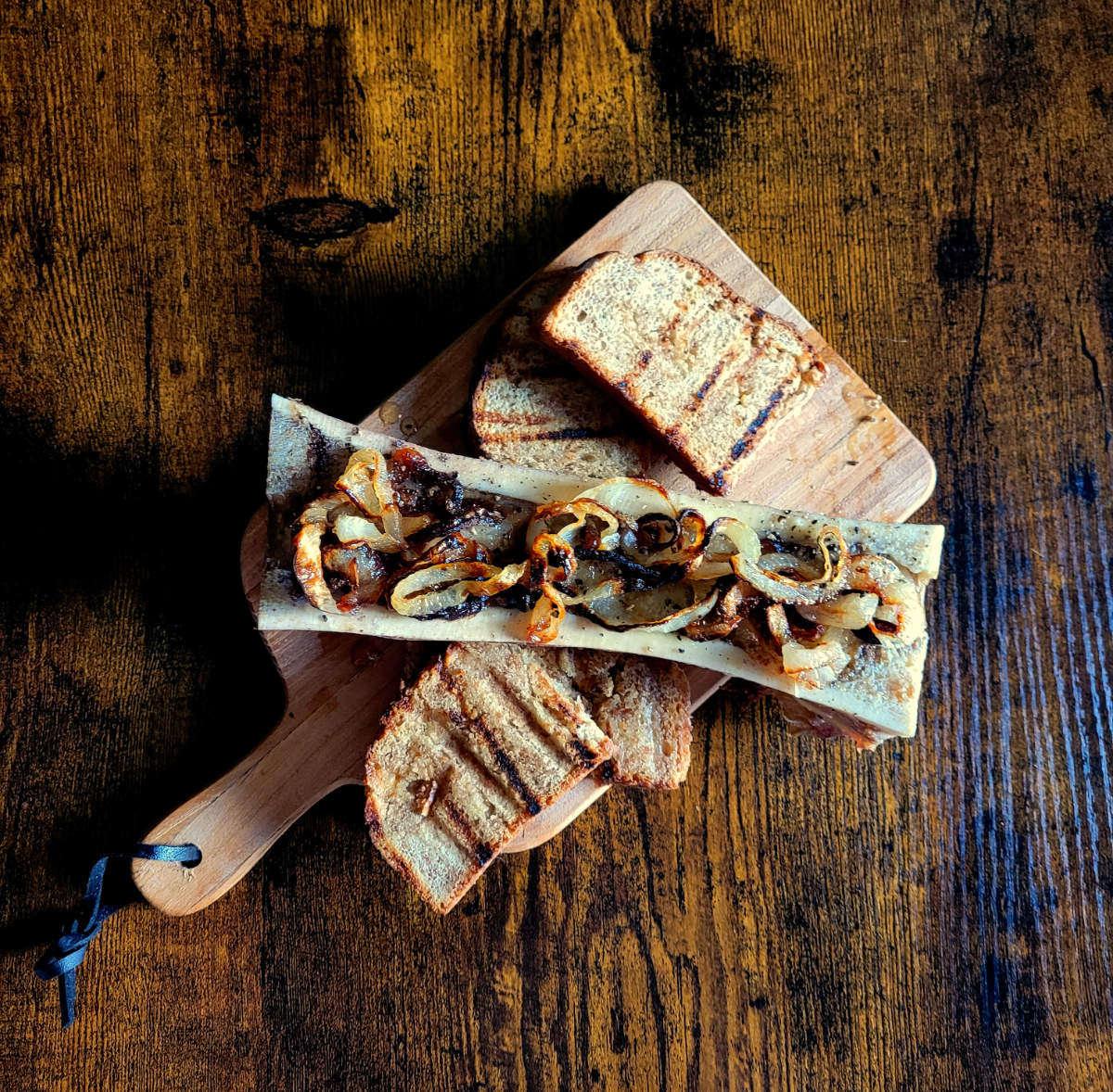 roasted bone marrow recipe above