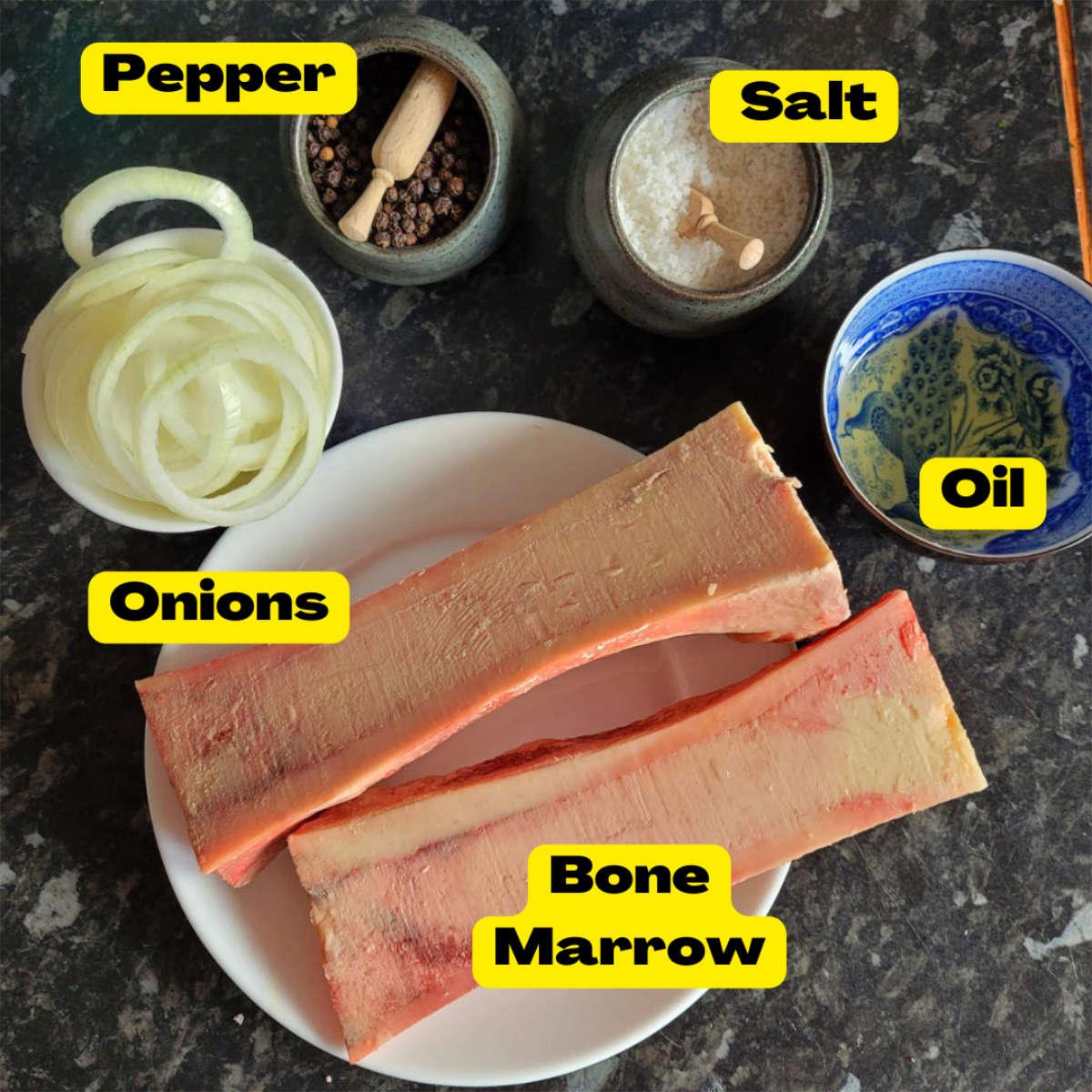 roasted bone marrow ingredients