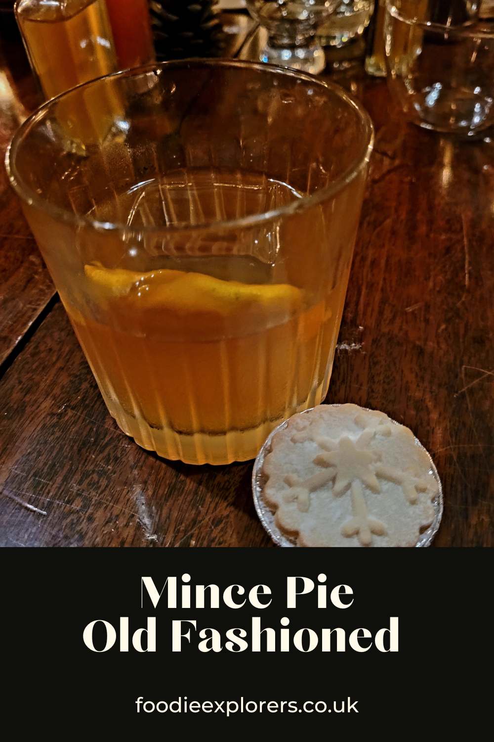 ben bracken whisky mince pie old fashioned cocktail