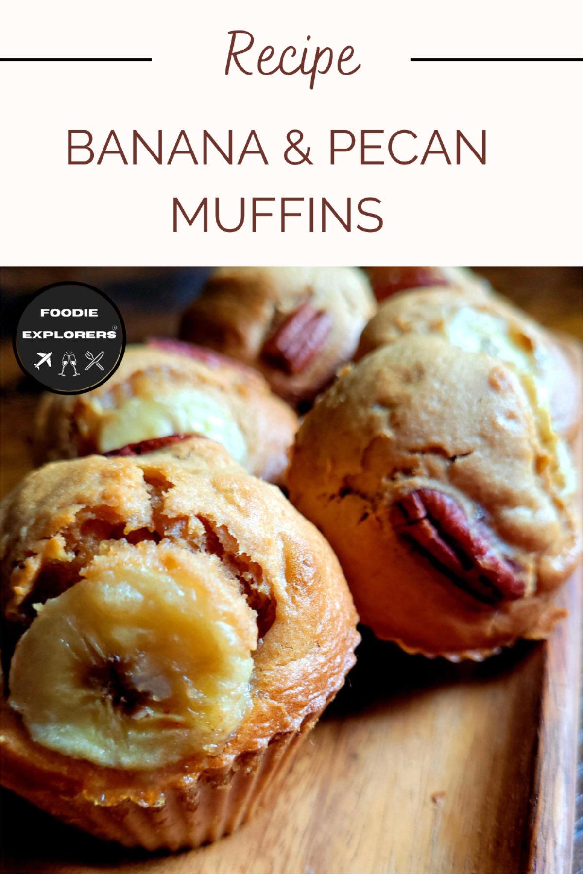 banana and pecan muffins recipe