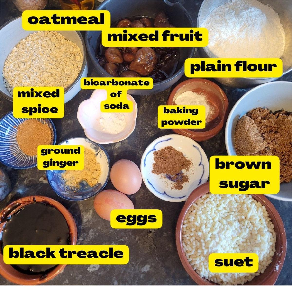 clootie dumpling ingredients