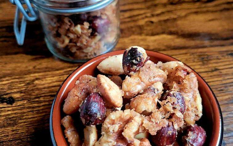 air fryer roasted nut mix recipe