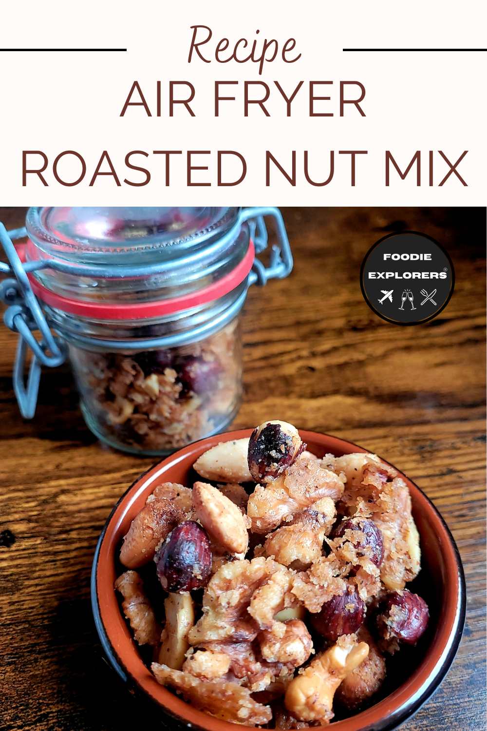 air fryer roasted nut mix