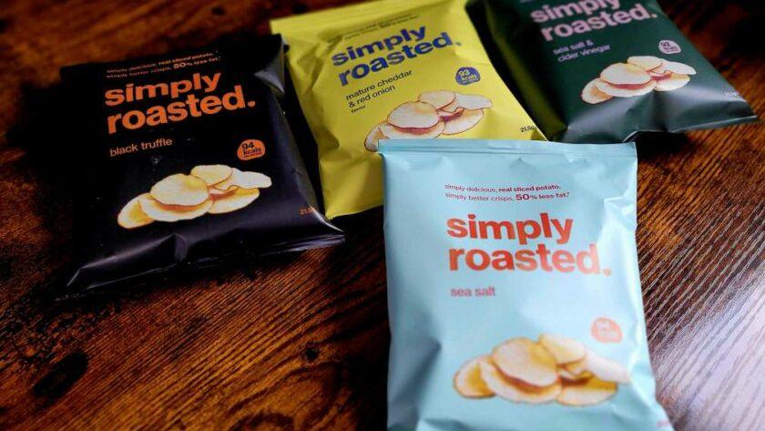 simply roasted crisps