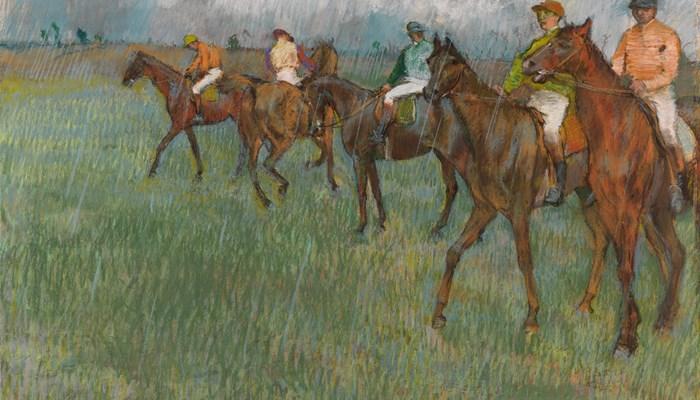 Jockeys in the Rain, Edgar Degas, c.1883-1886 (c) CSG CIC Glasgow Museums Collections