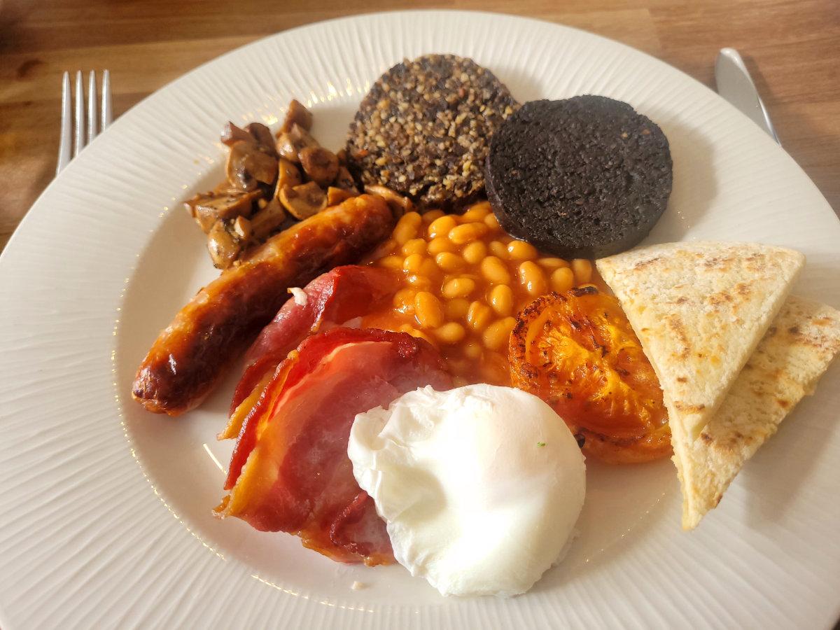 full scottish breakfast plockton inn 