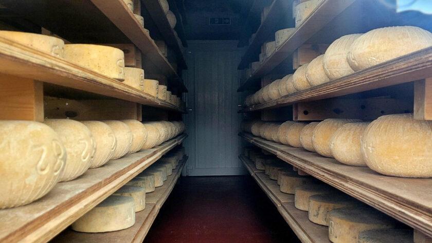 The Ethical Dairy cheese storage