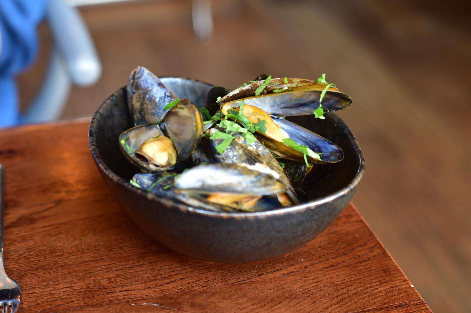 West coast mussels, San Francisco Cioppino