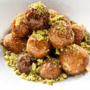 Rice and pistachio donuts 4