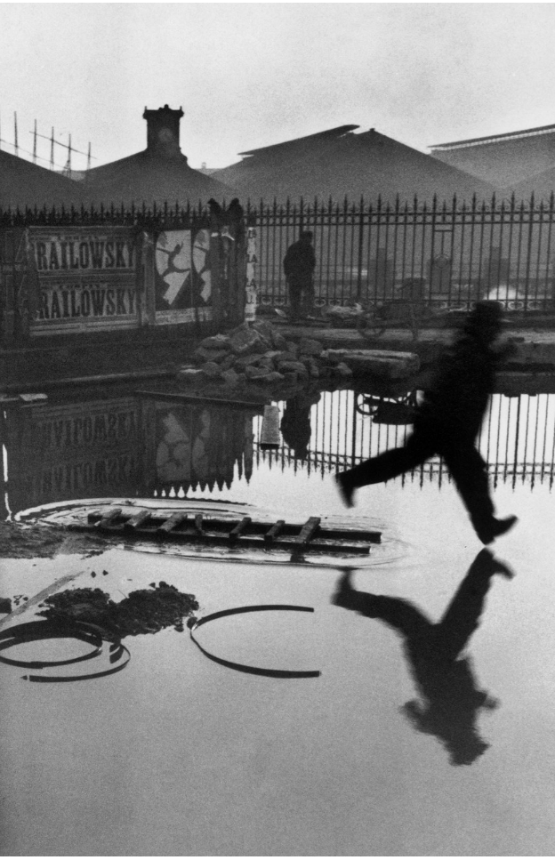 Henri Cartier-Bresson: Behind the Gare SaintLazare, 1932, © 2024 Fondation Henri CartierBresson / Magnum Photos