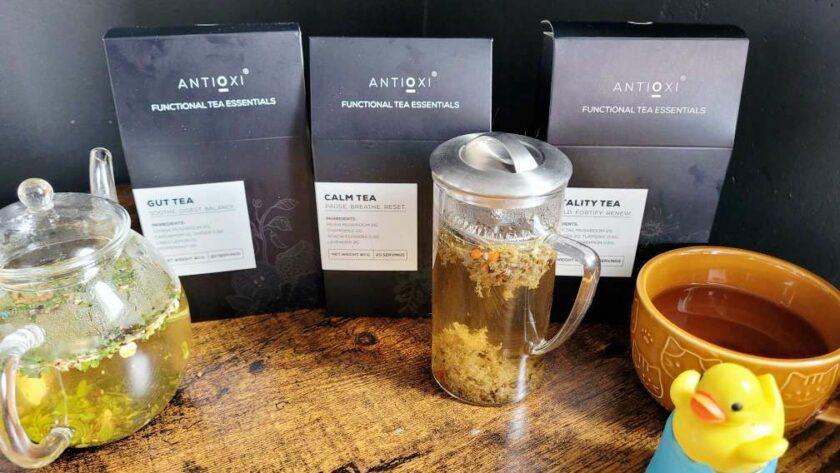 antioxi mushroom tea range