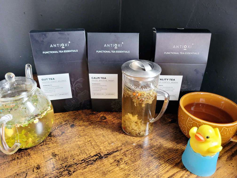 antioxi mushroom tea range