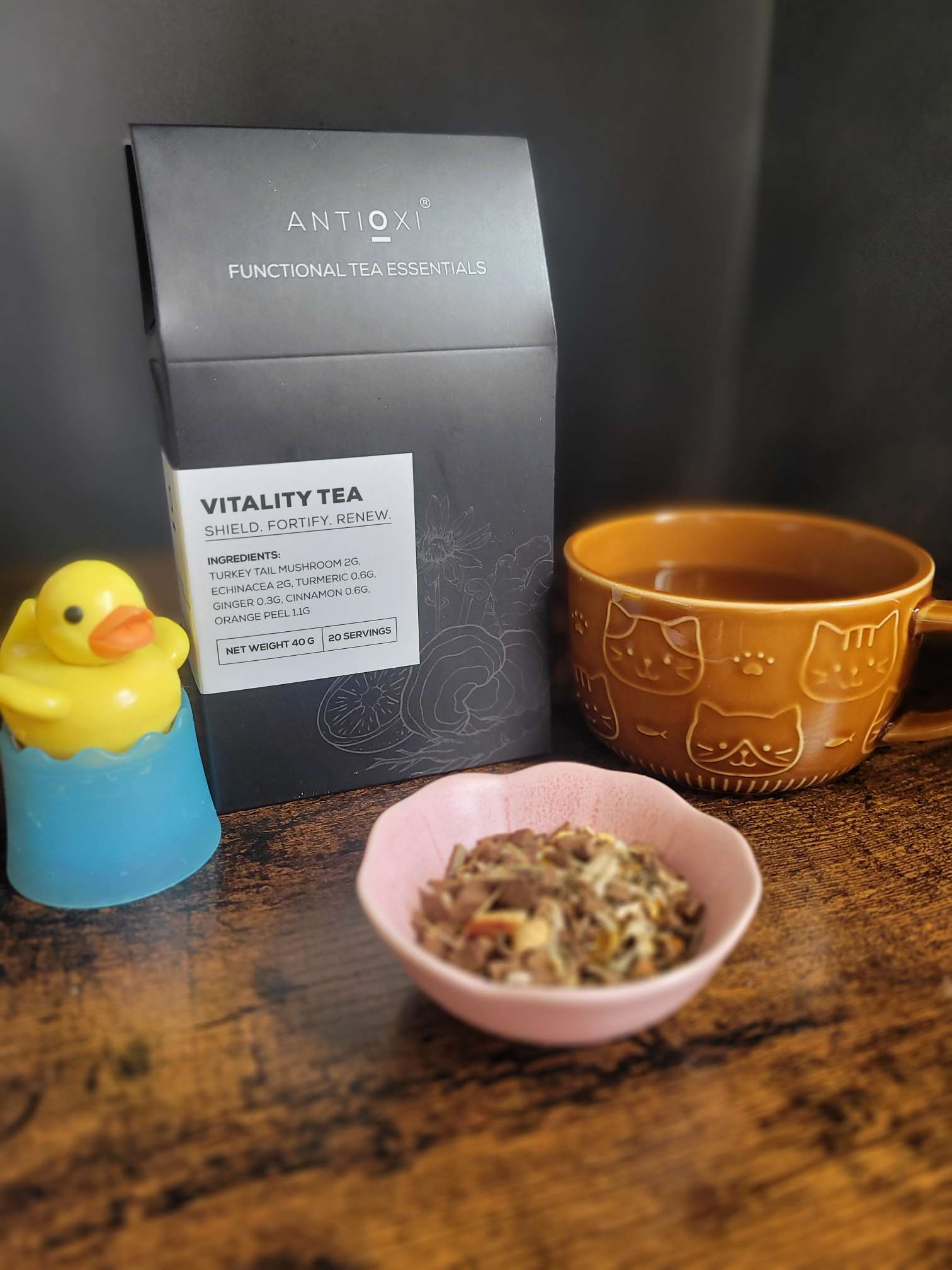 antioxi vitality mushroom tea