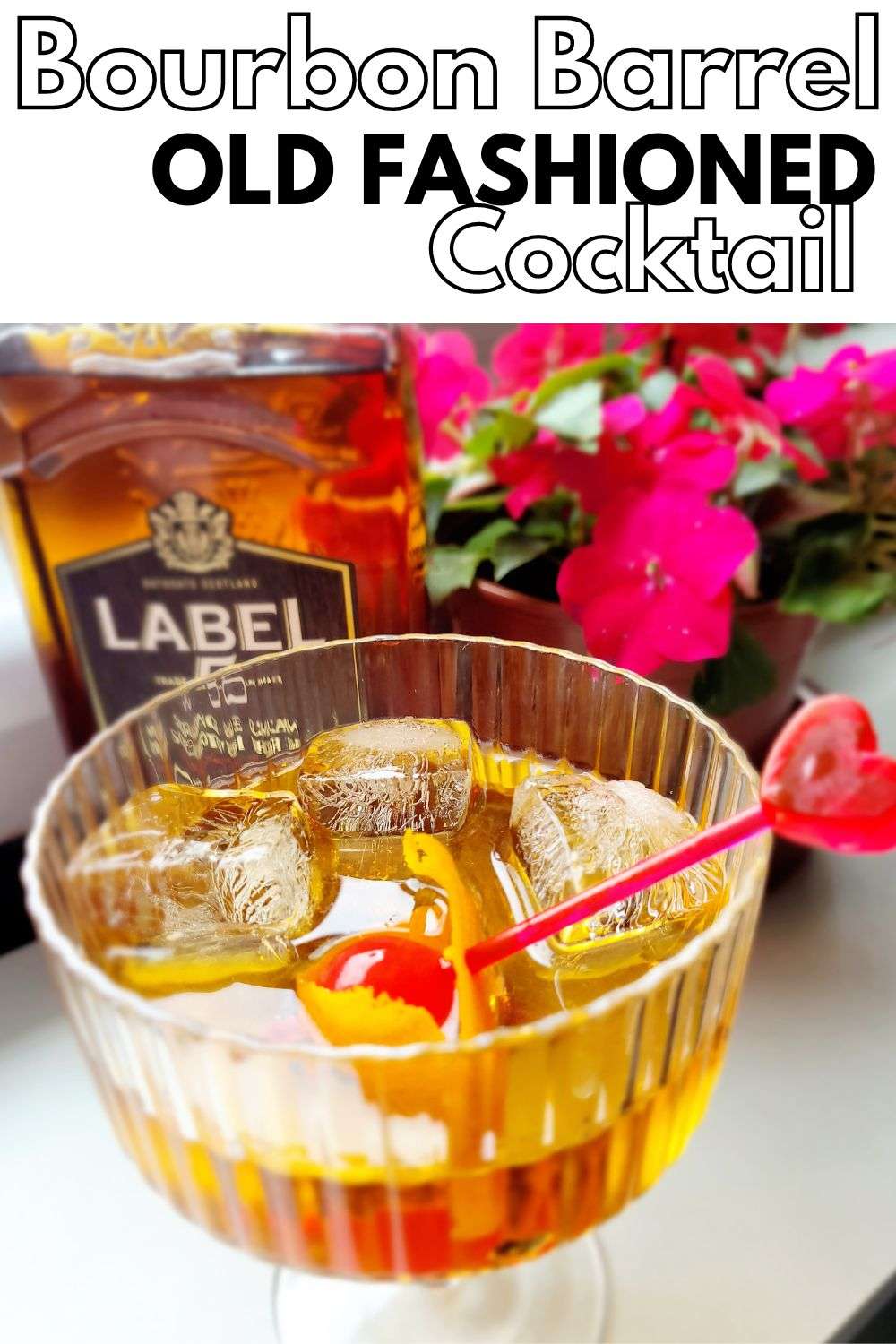 label 5 old fashioned cocktail