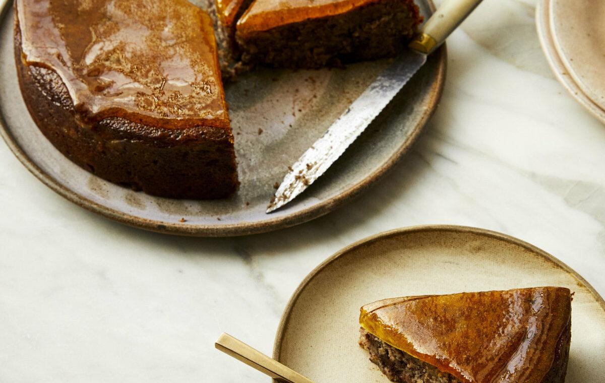 Ricotta, Hazelnut and Marmalade Choc Chip Cake