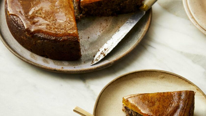 Ricotta, Hazelnut and Marmalade Choc Chip Cake