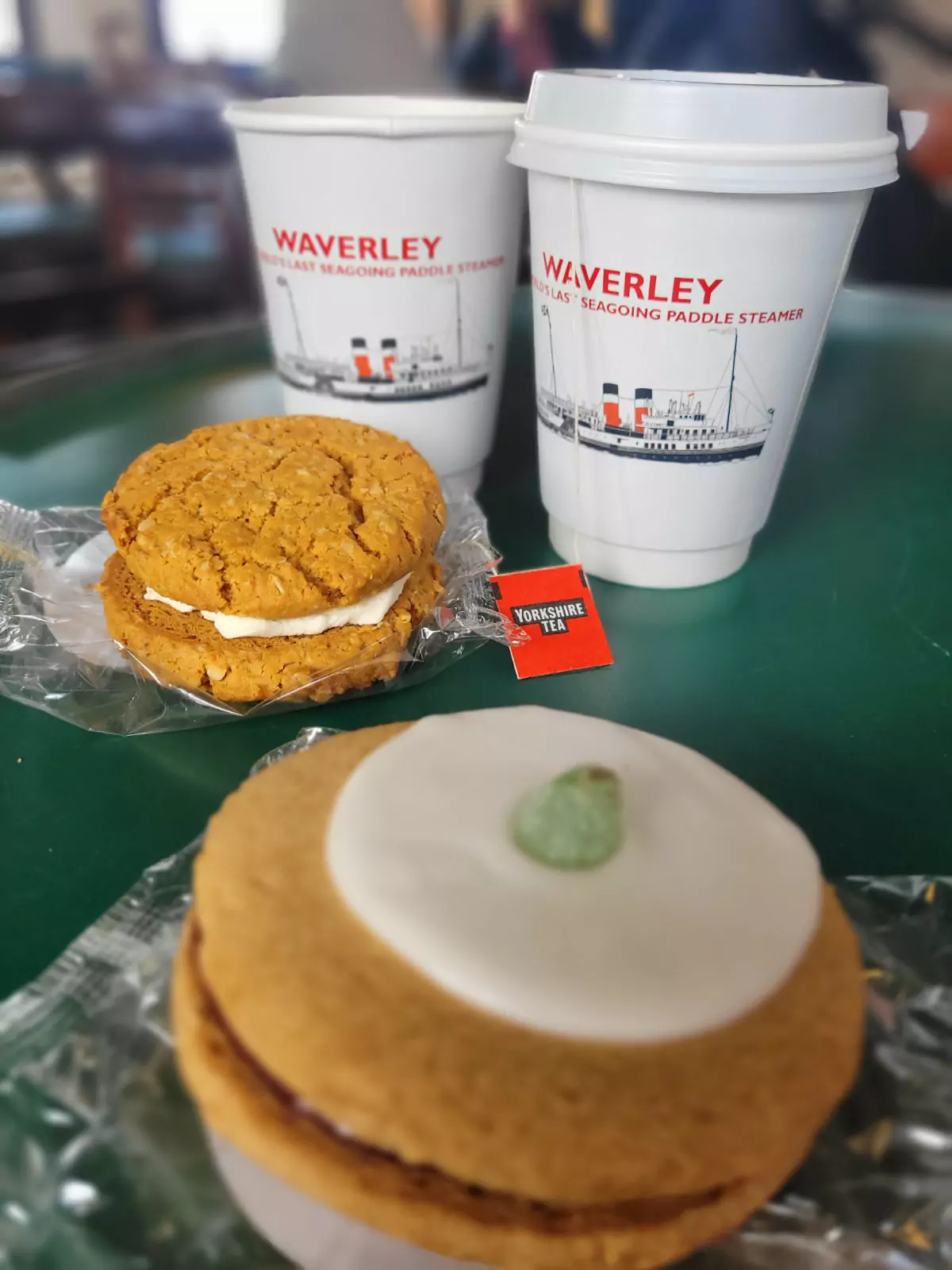 tea and biscuits on the waverley