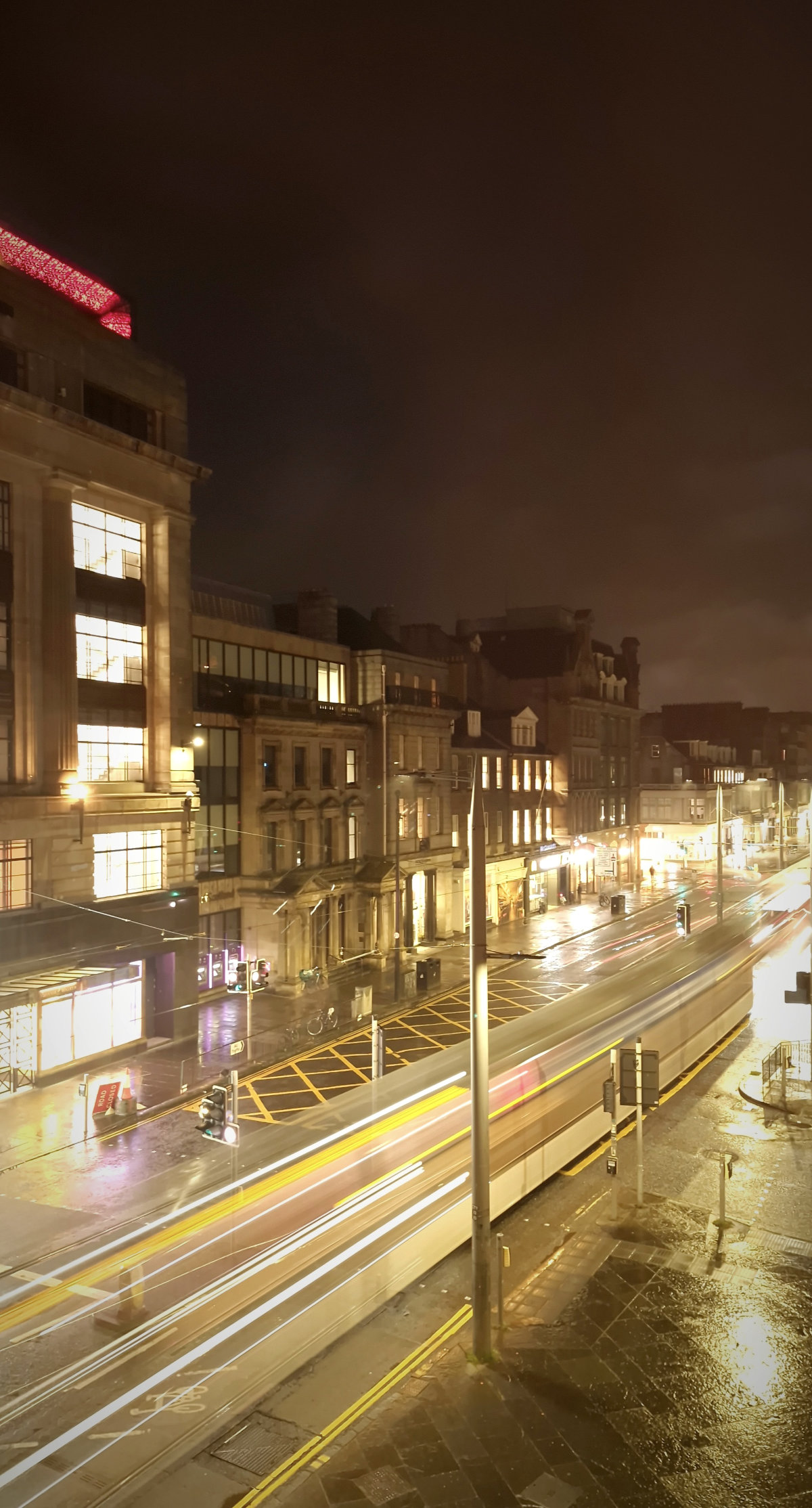 rutland hotel edinburgh princes street view night