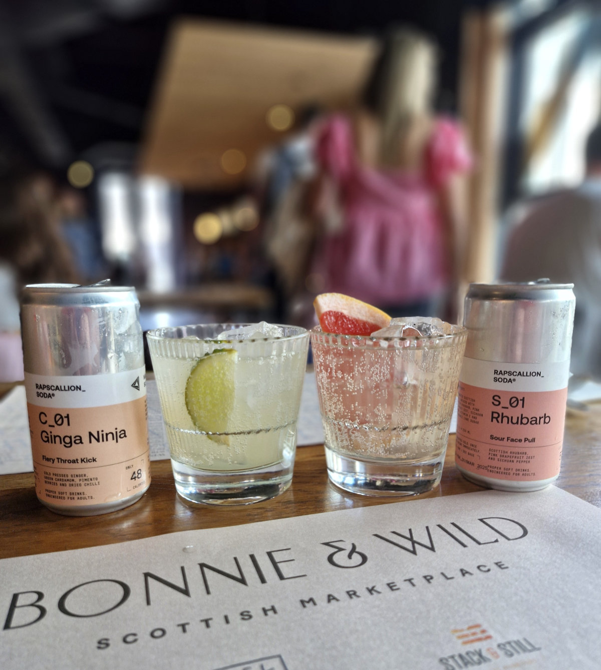 bonnie and wild edinburgh drinks