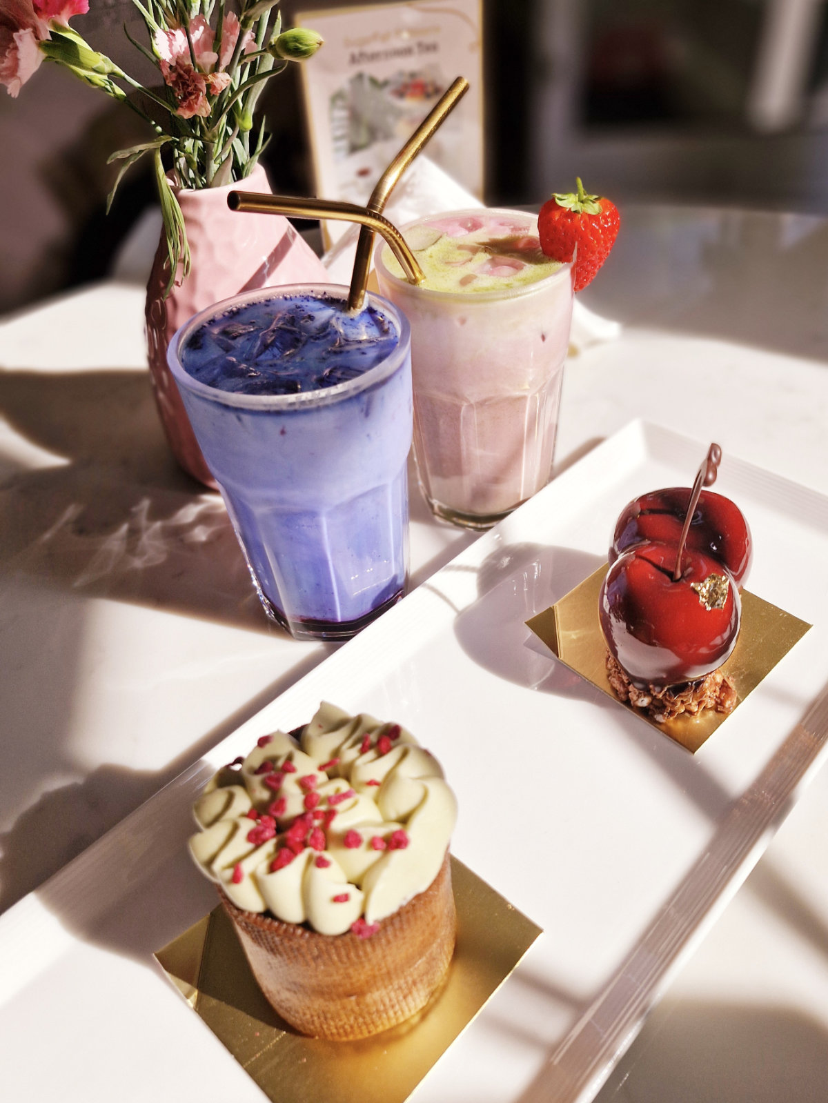 sugarfall patisserie cake and drinks 2