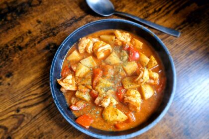 Prawn, Pepper and Potato Stew