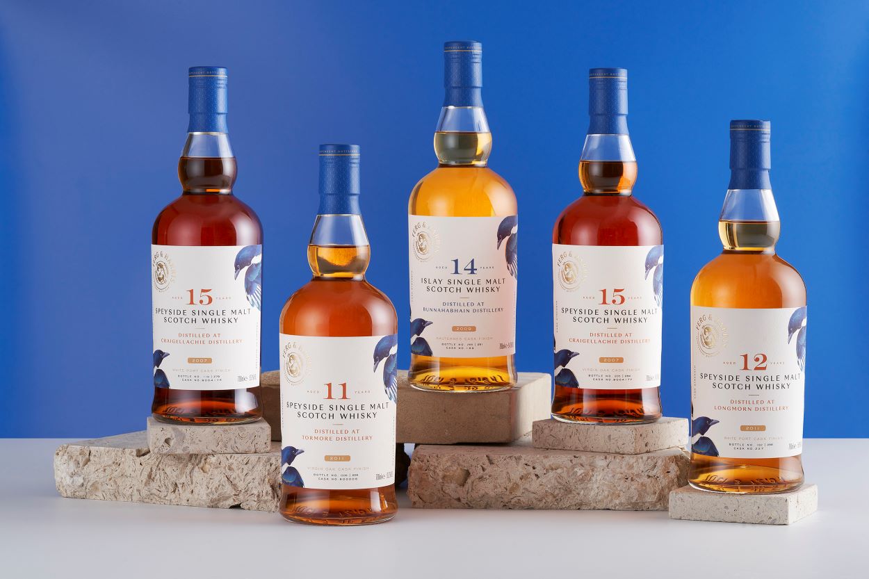 Ferg & Harris launches five new luxury single cask bottlings