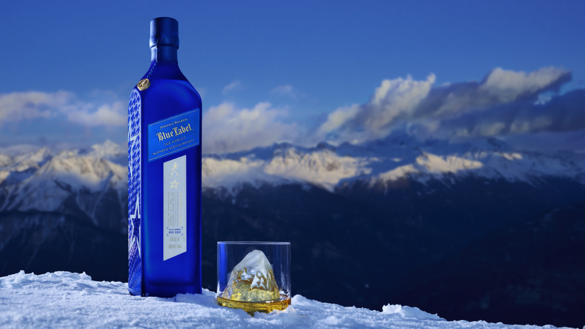 JOHNNIE WALKER BLUE LABEL ICE CHALET