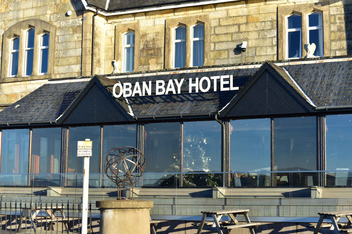 Oban Bay Hotel - front of the hotel