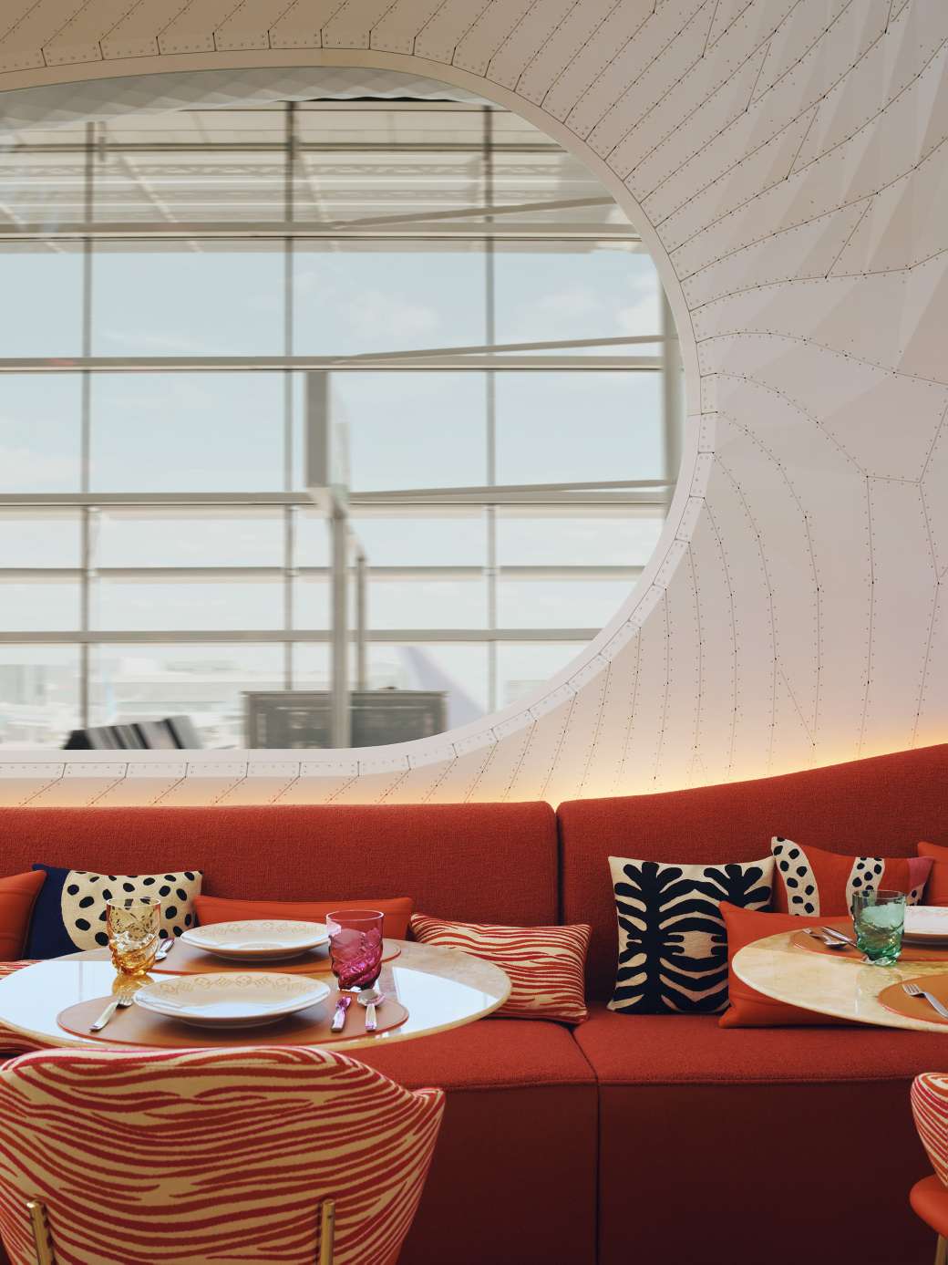 Louis Vuitton store and Le Café Cyril Lignac at Louis Vuitton Heathrow Terminal 2