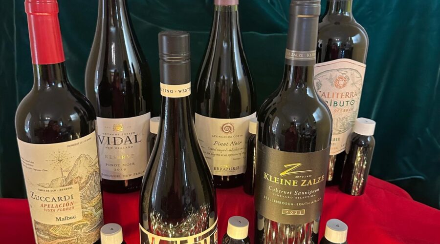 wine events scotland christmas sampling set