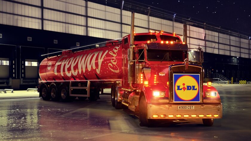 lidl christmas truck