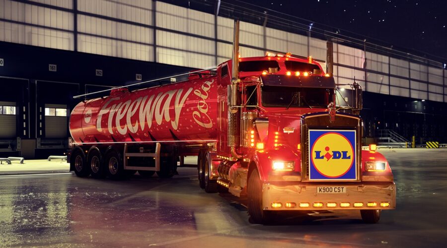 lidl christmas truck