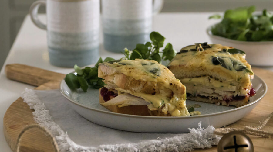 Leftover Turkey Croque Monsieur for Boxing Day brunch