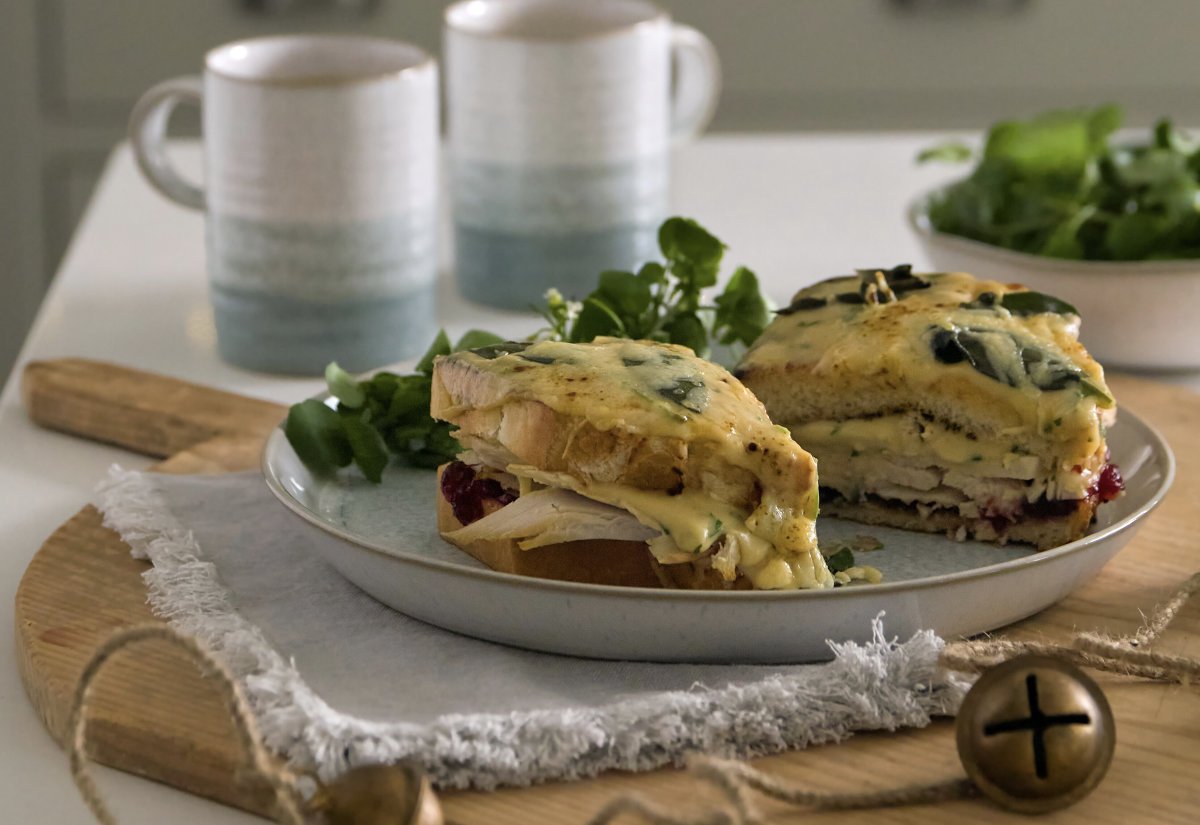 Leftover Turkey Croque Monsieur for Boxing Day brunch