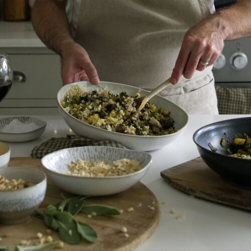 Pumpkin, Sage & Chestnut Stuffing Recipe