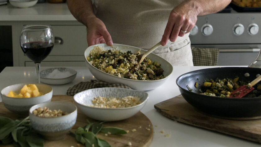 Pumpkin, Sage & Chestnut Stuffing Recipe