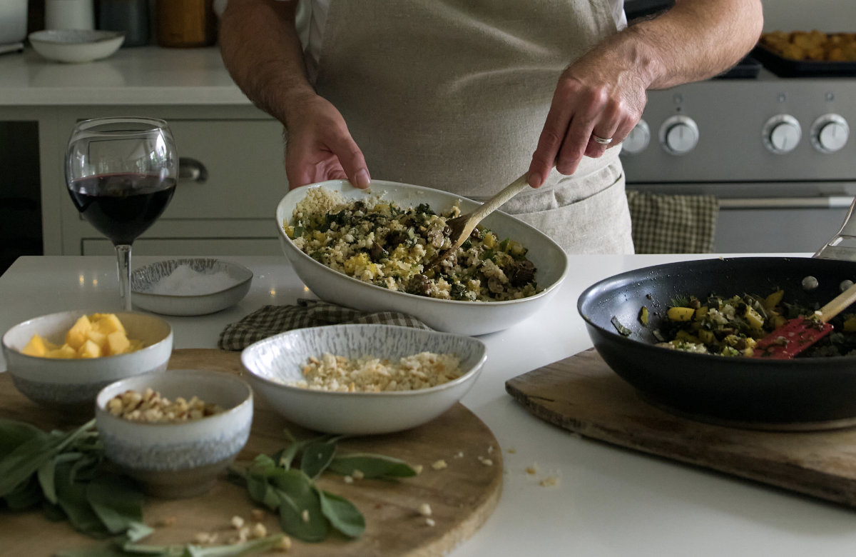 Pumpkin, Sage & Chestnut Stuffing Recipe