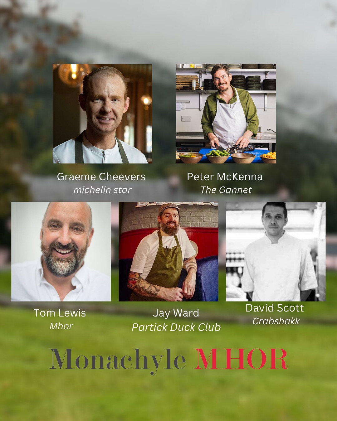 Five Scottish Chefs Unite to Fight Food Poverty at Monachyle Mhor Hotel