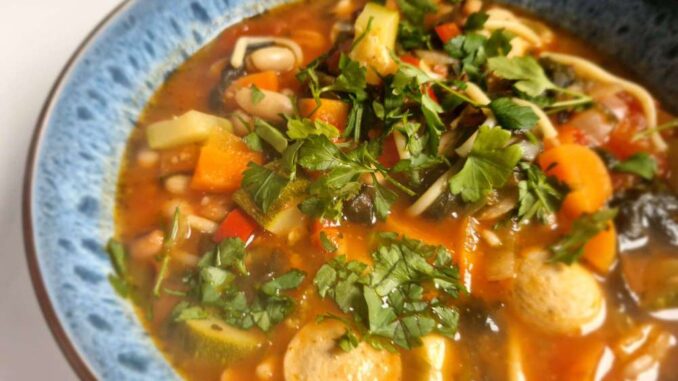 High Protein Minestrone Soup Recipe