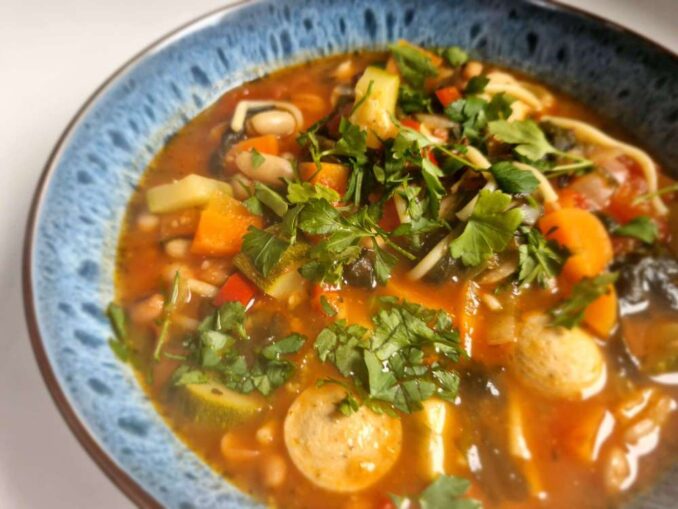 High Protein Minestrone Soup Recipe